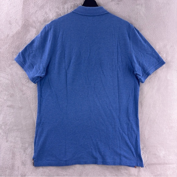 Burberry Brit Polo Shirt Mens Size XL Blue Cotton Classic Fit Casual - Picture 3 of 5
